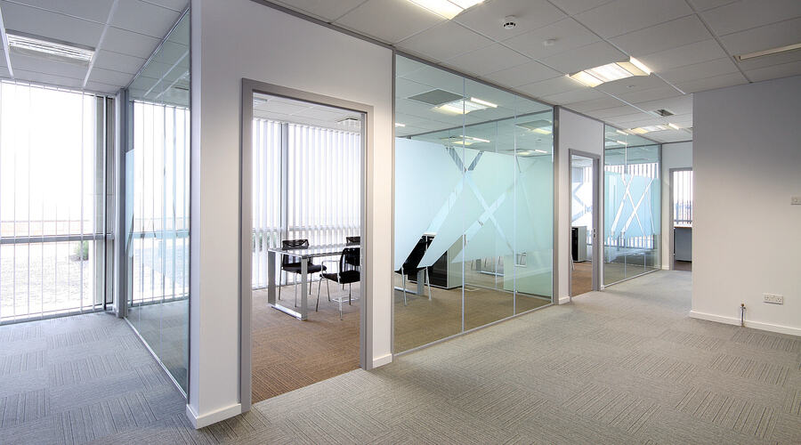 Office spaces - example of commercial fit out.