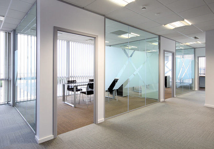 Office spaces - example of commercial fit out.